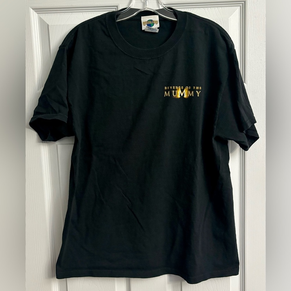 Vintage Universal Studios Revenge of the Mummy Promo T-Shirt Size Medium.RARE!!!